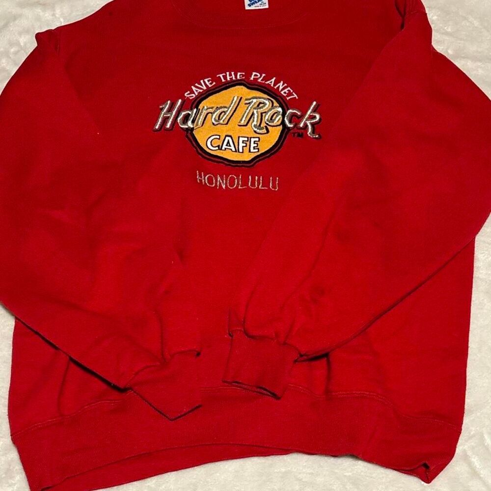 Hard-rock-cafe Women's Red Sweatshirt